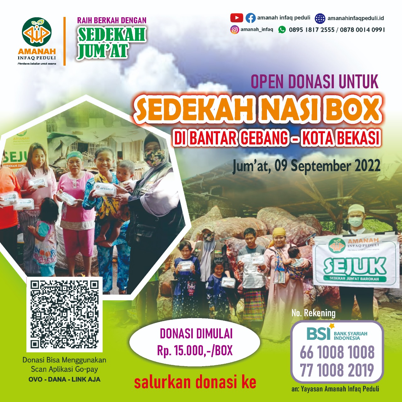 Sedekah Nasi Box Di Bantar Gebang - Kota Bekasi