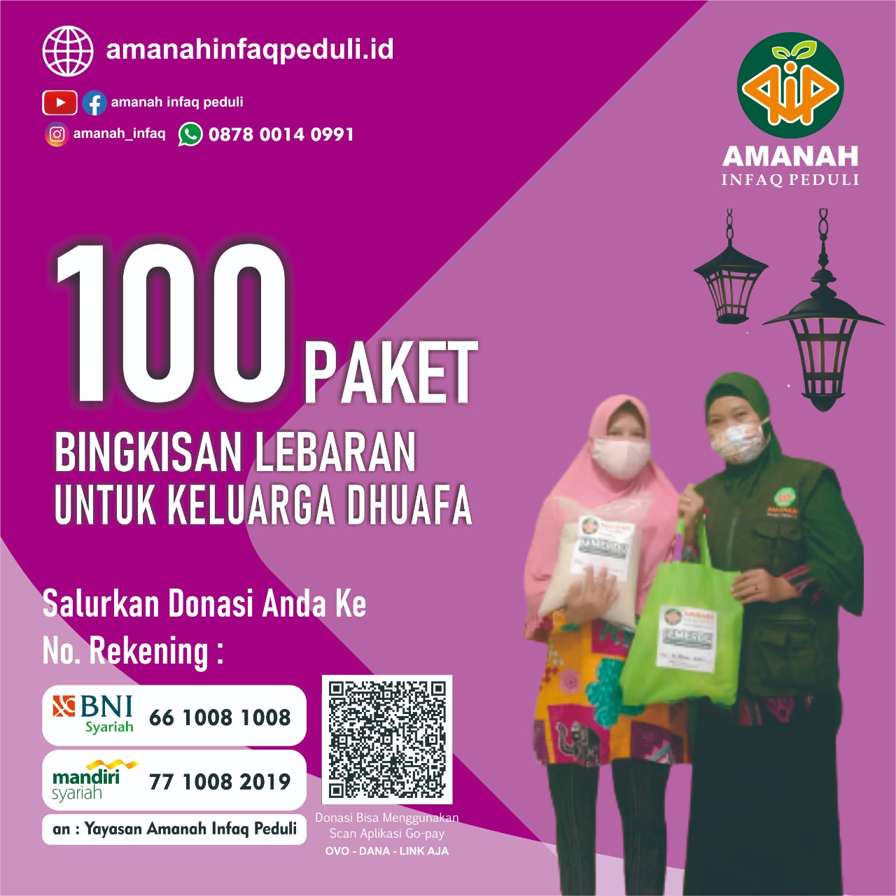 Bingkisan Lebaran untuk Keluarga Dhuafa